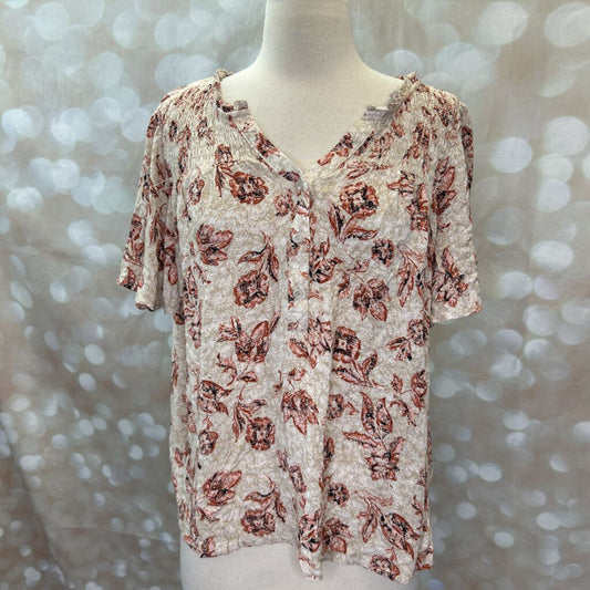flower short sleeve shirt