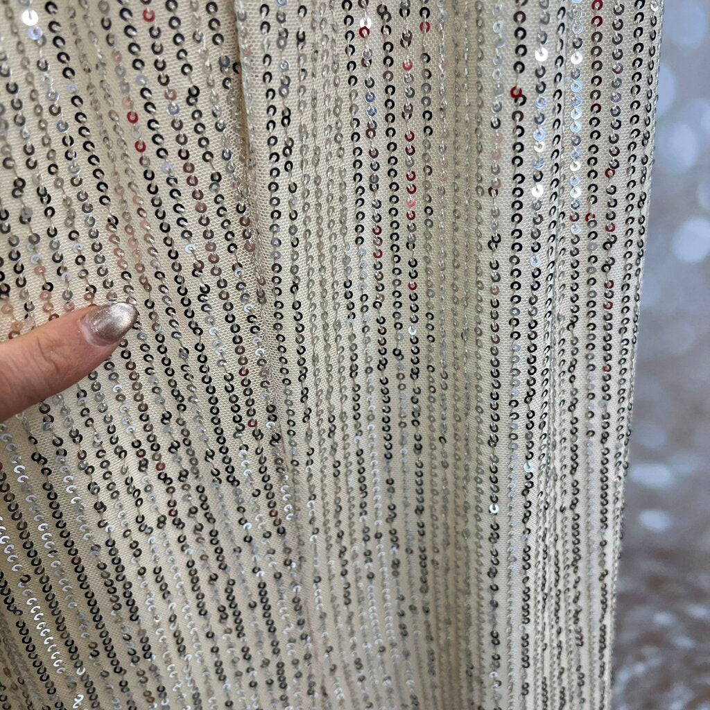 Maniju One Shoulder Sequin Dress Size Large