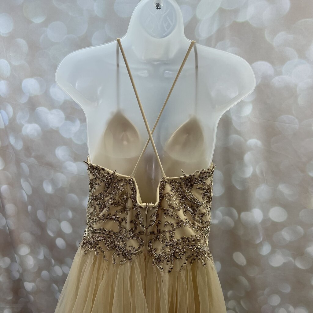 Let's Embellished Top Prom Dress Women's Size Large