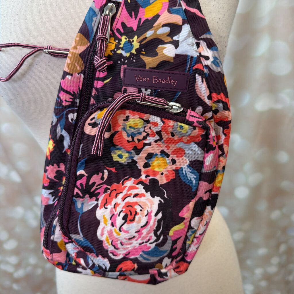 Floral Sling Backpack