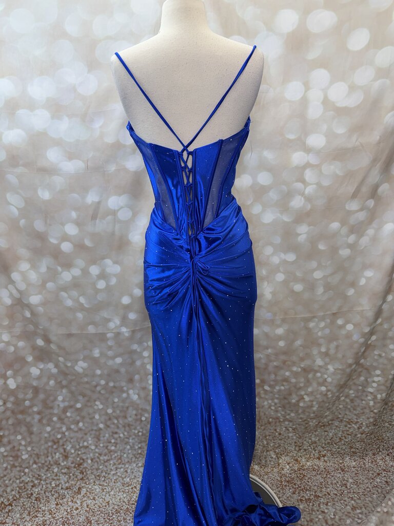 Silver Sparkle Prom Dress