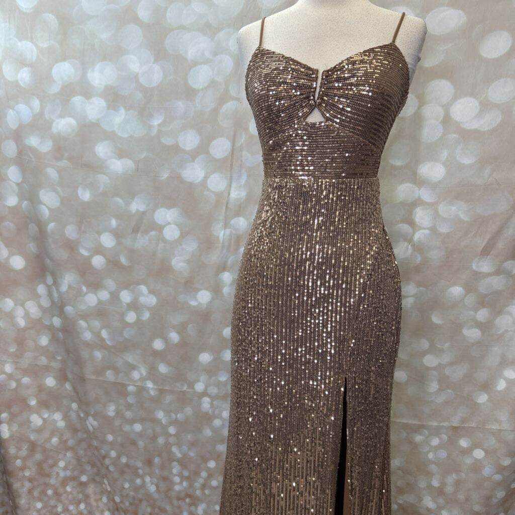 sparkly long straight