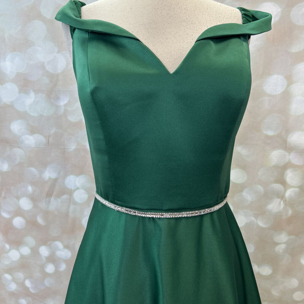 Silver Belt Long Dress (no alterations)