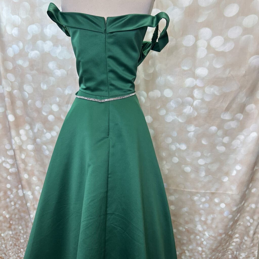 Silver Belt Long Dress (no alterations)