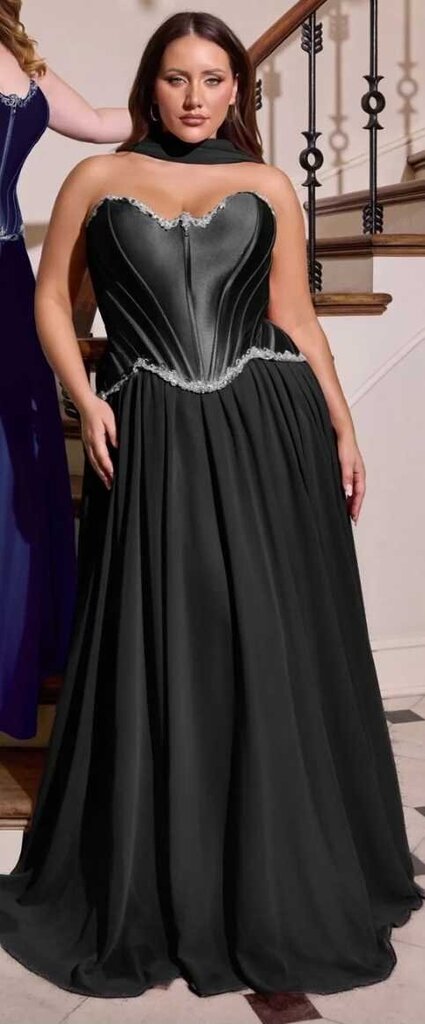 Sculpted satin corset bodice