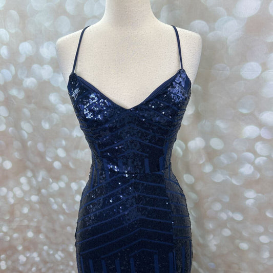 long sparkly with slit NWT