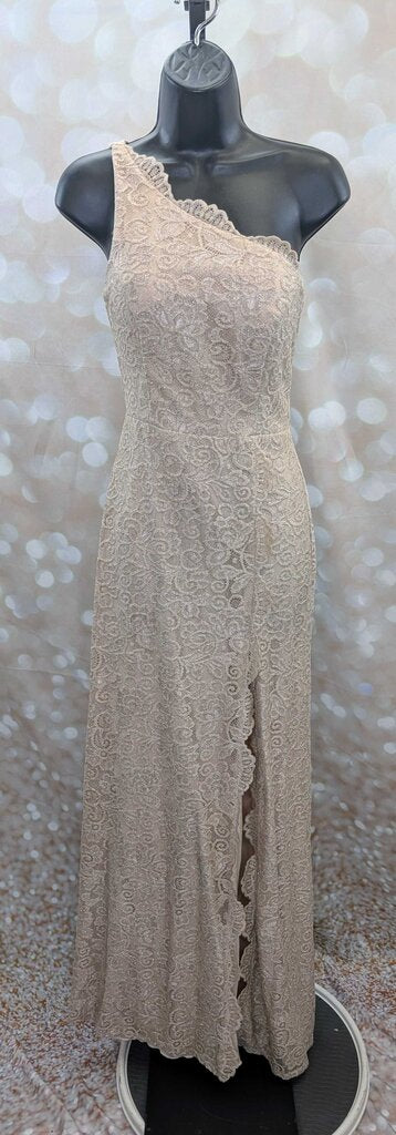 NWT Scallop Lace One Shoulder Dress