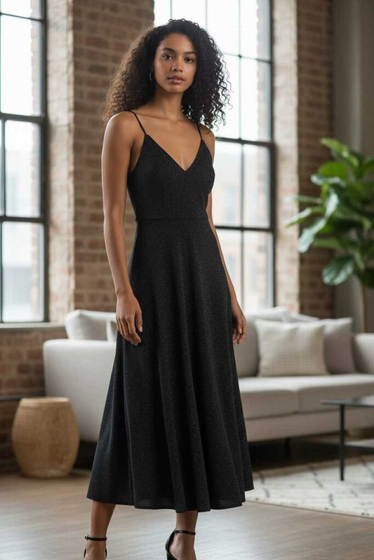 Crisscross Back Pocket Dress