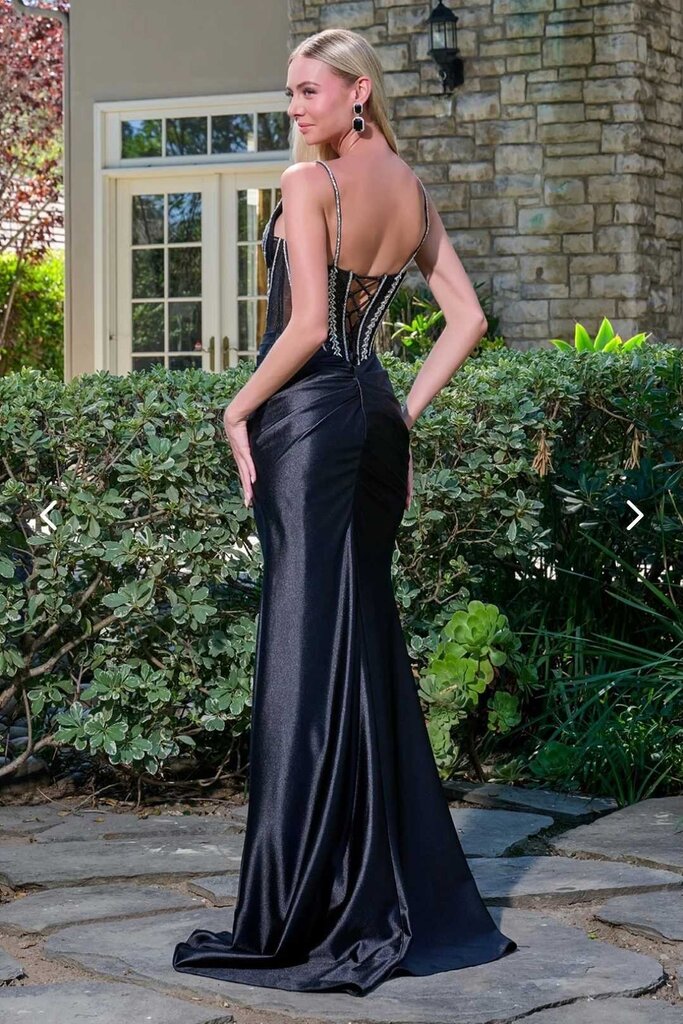 Sophisticated embellished top gown