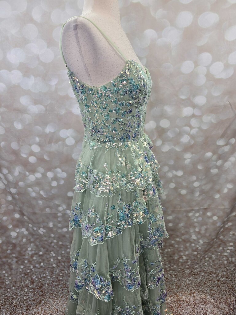 NWT Sequin Ruffle Dress