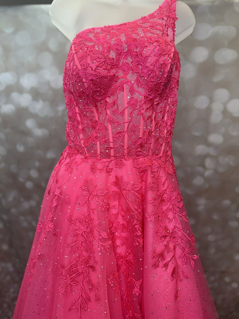 Sparkle Floral Ruffle Dress