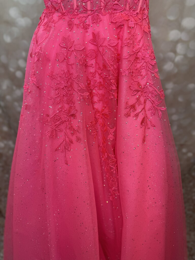 Sparkle Floral Ruffle Dress