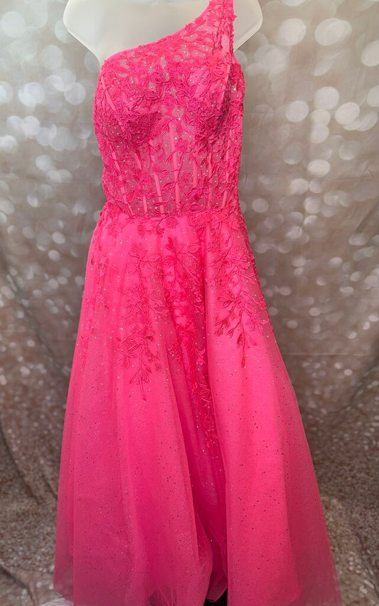 Sparkle Floral Ruffle Dress