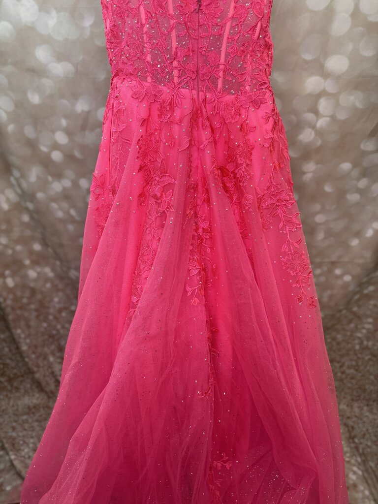 Sparkle Floral Ruffle Dress