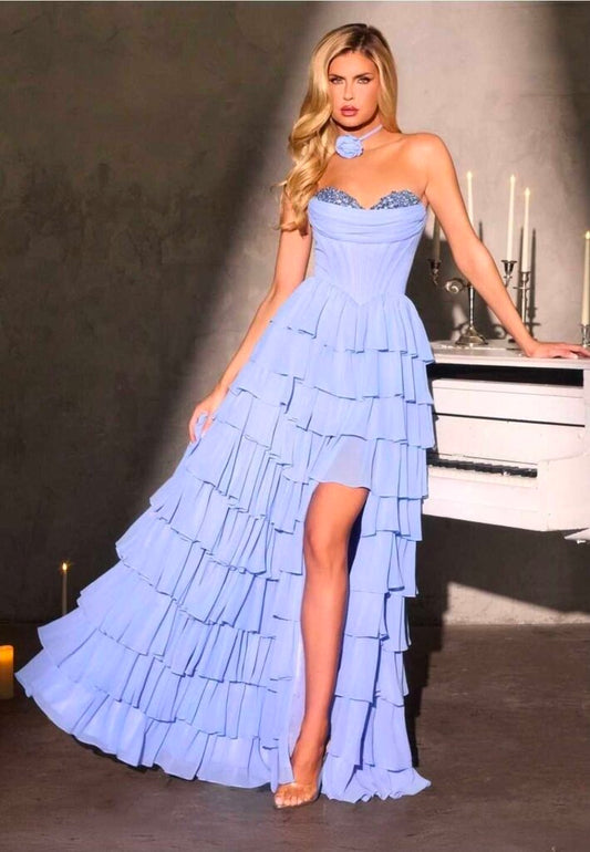 Stunning chiffon gown