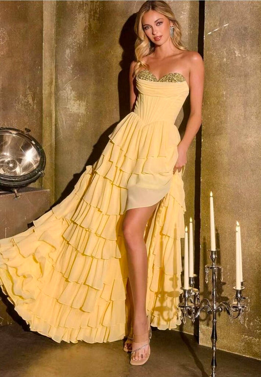 Stunning chiffon gown