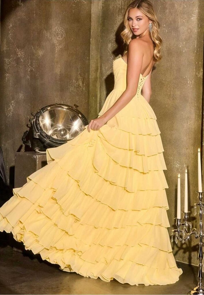 Stunning chiffon gown