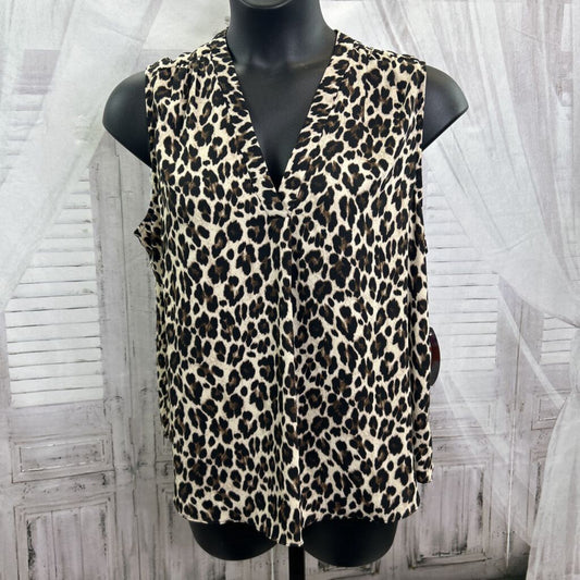 leopard print tank top NWT