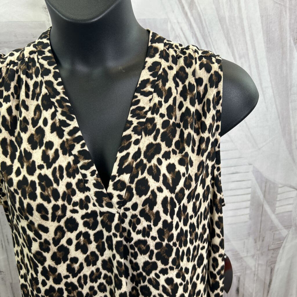 leopard print tank top NWT