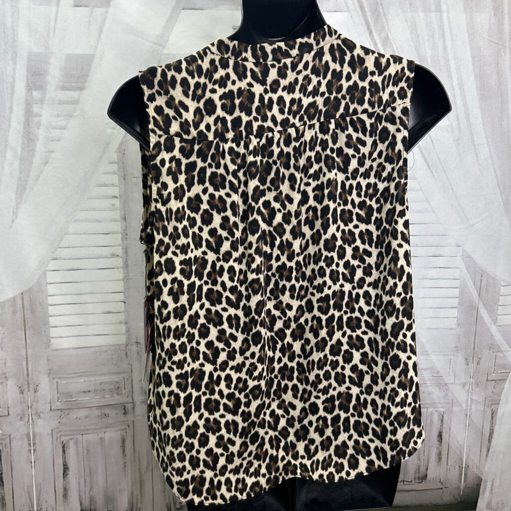 leopard print tank top NWT