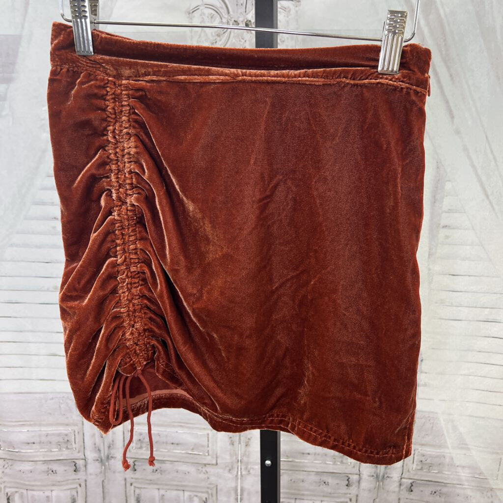 Free People NWT Vivienne Velvet Mini Skirt Women's Size 0