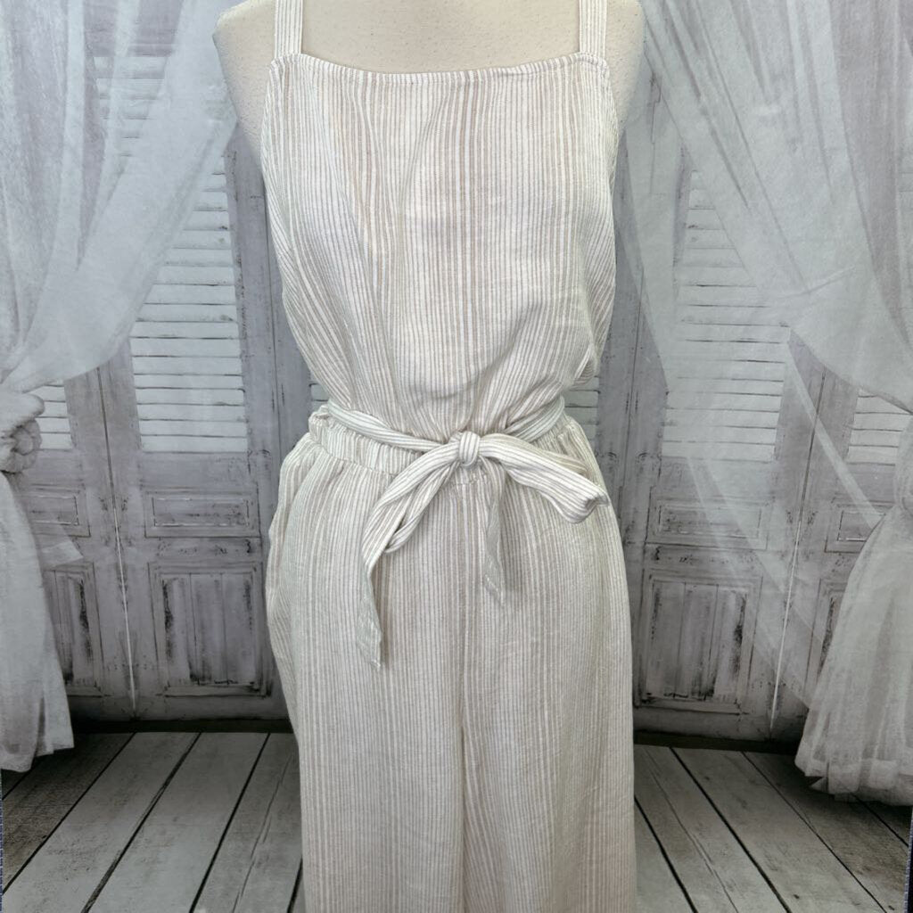 striped jumpsuit NWT