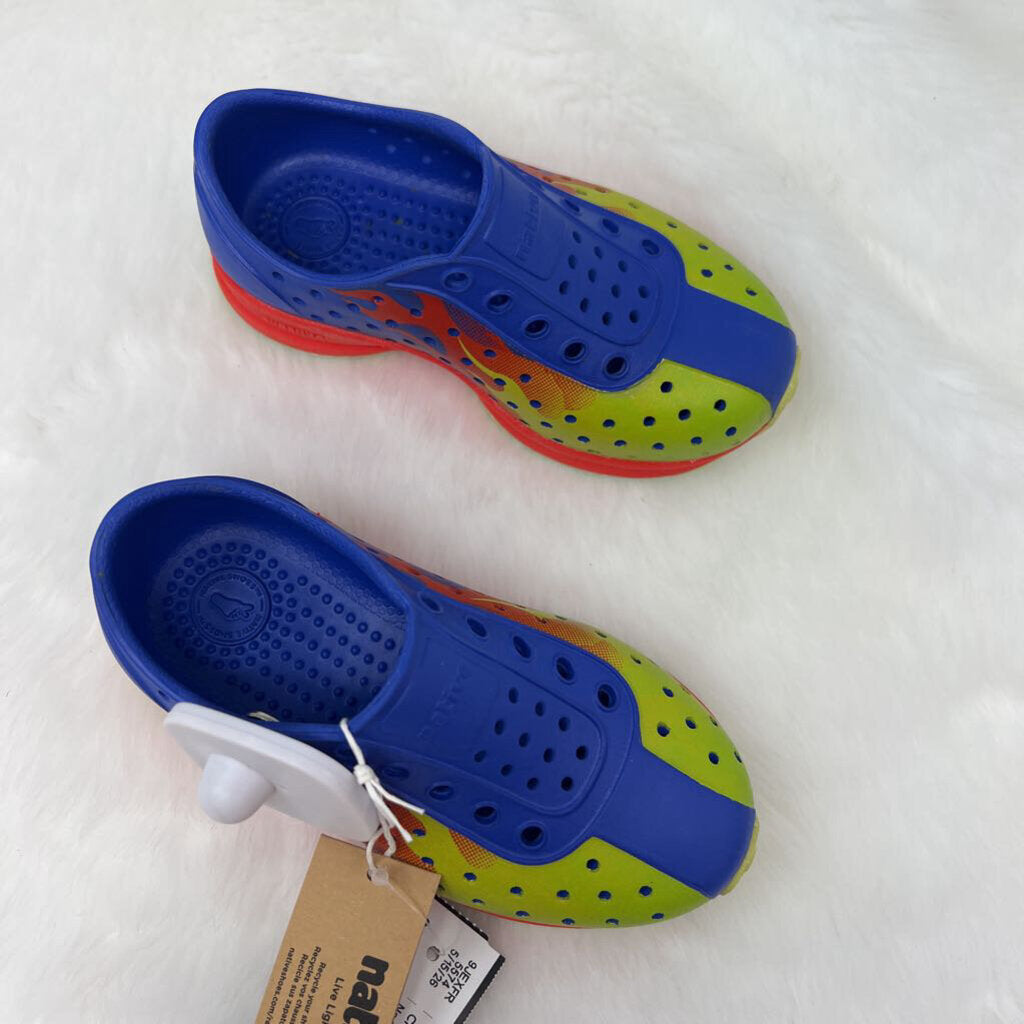 robbie sugarlite print clogs NWT
