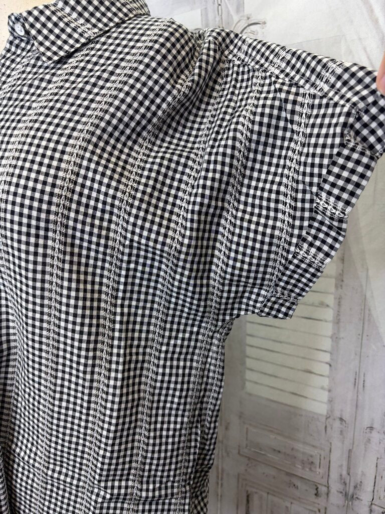 NWT Gingham Button Shirt