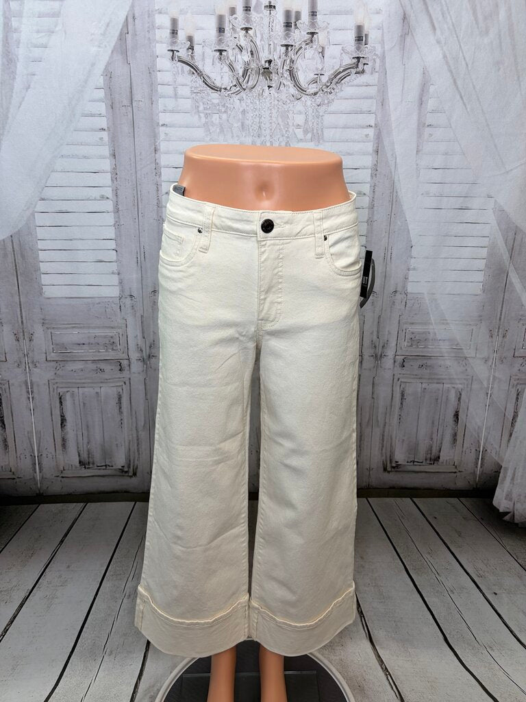 NWT High Rise Meg Fab AB Wide Leg Pants
