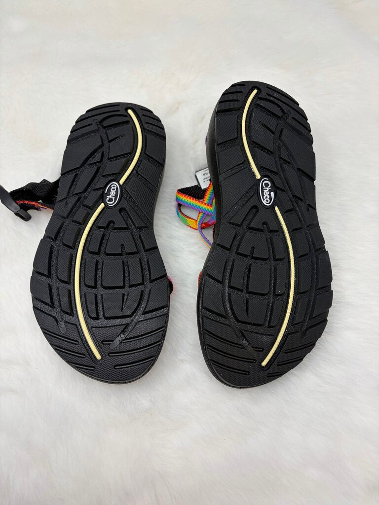 NWOT Rainbow Strap Sandals