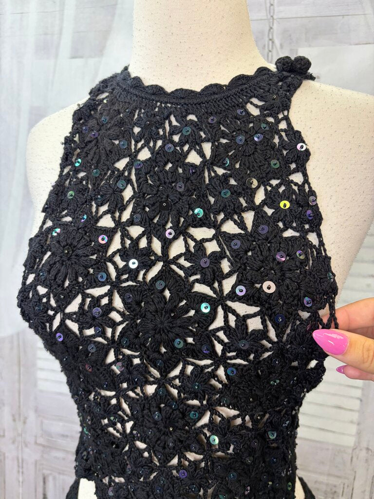 2PC Bali Shimmering Sands Sequin Crochet Set