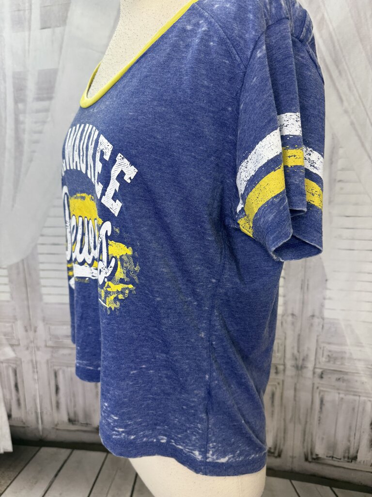 NWT Milwaukee Brewers Crop Shirt