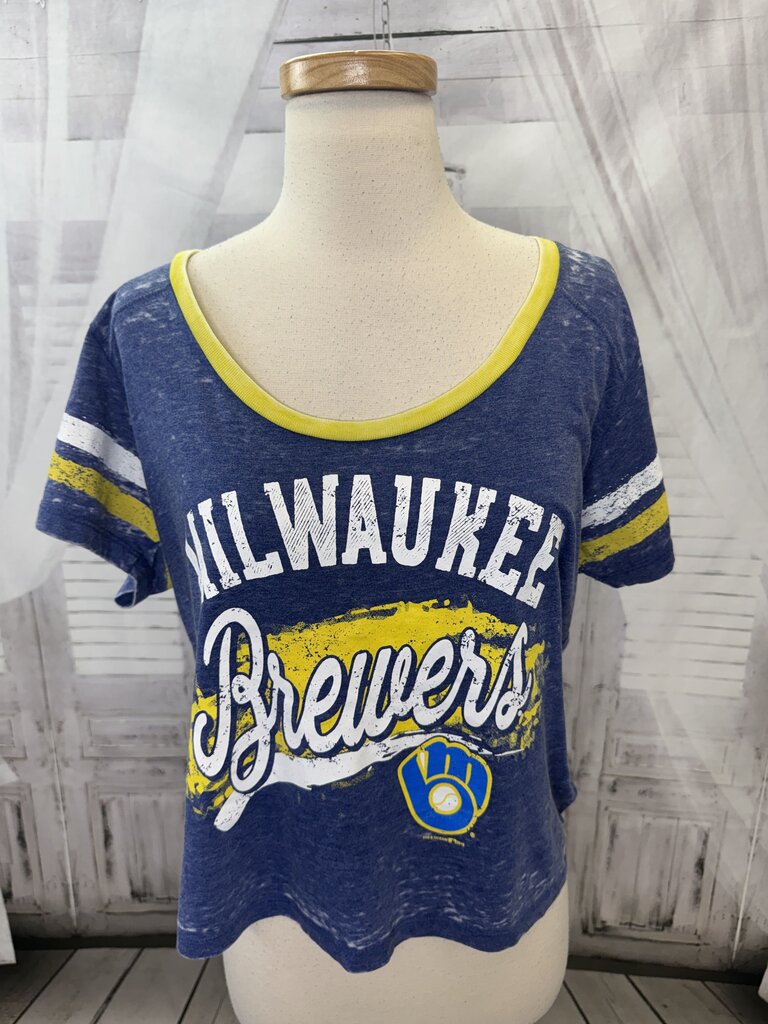 NWT Milwaukee Brewers Crop Shirt