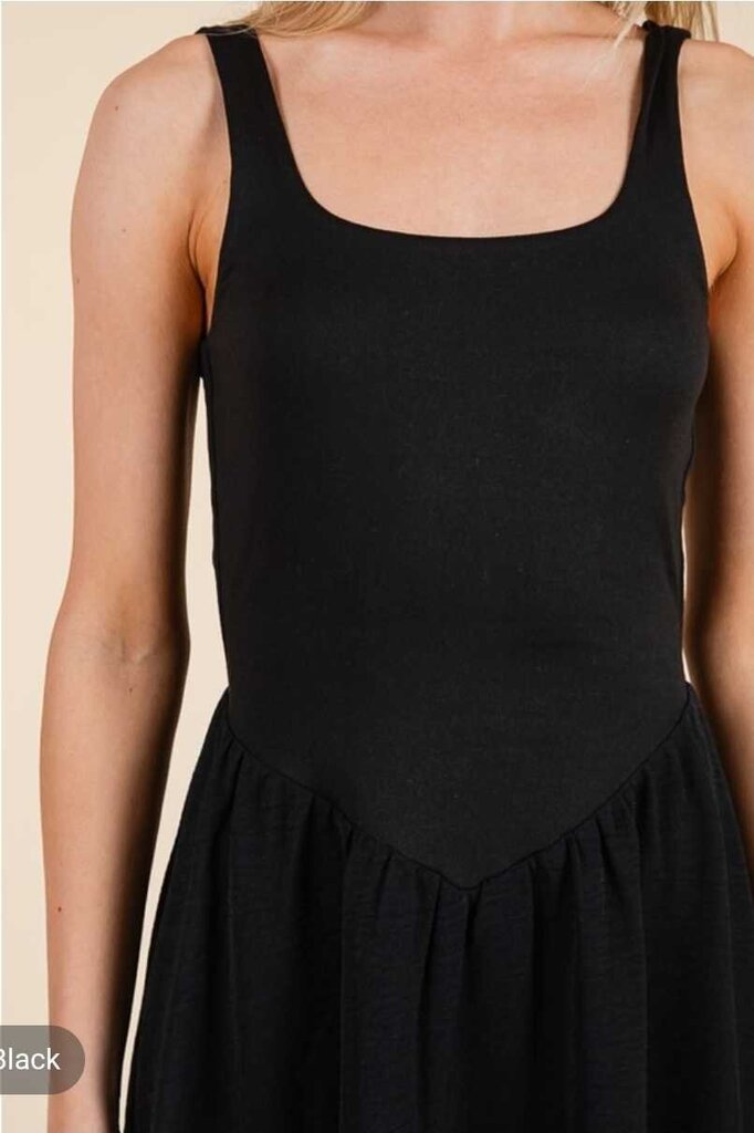 Backless Tie Mini Dress