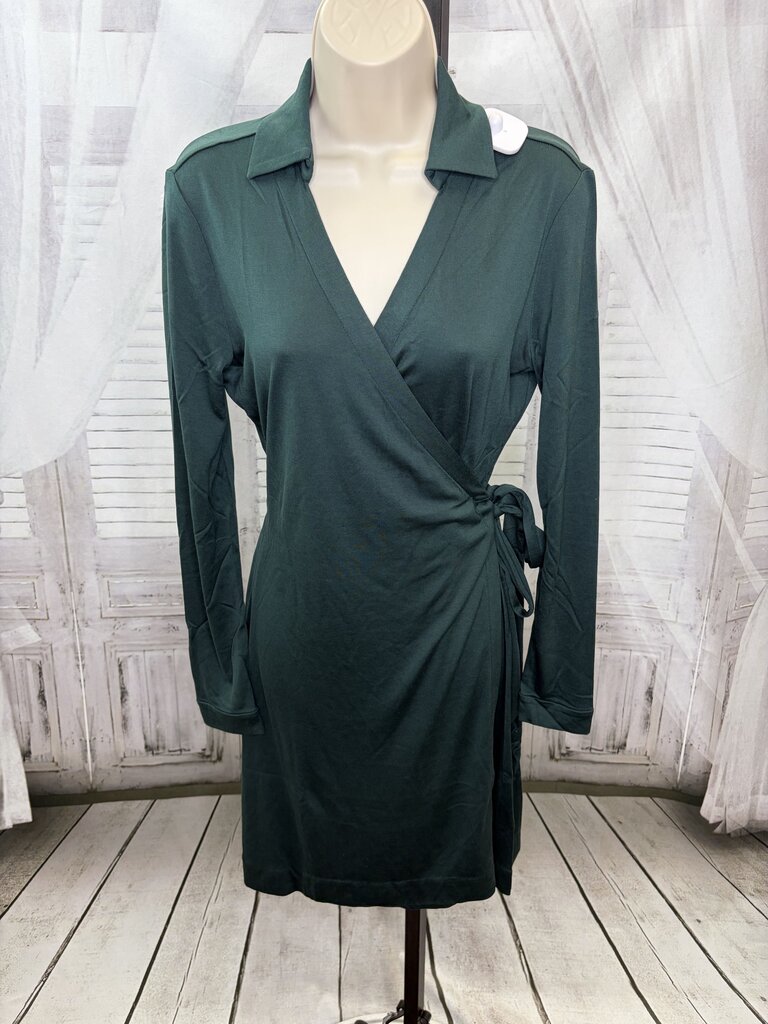 NWT 100% Silk Belted Long Sleeve