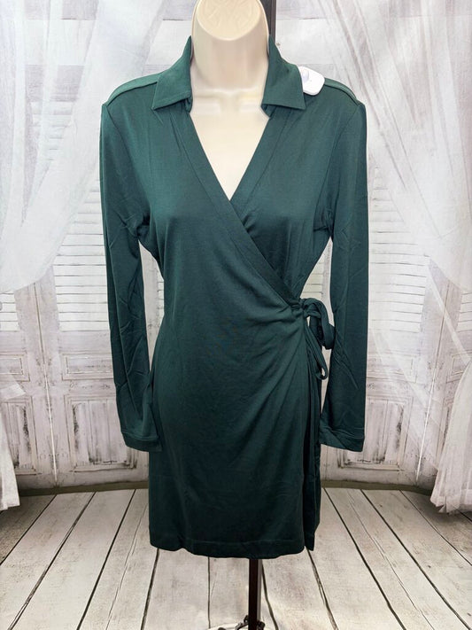 NWT 100% Silk Belted Long Sleeve