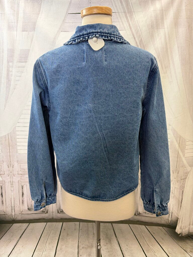 NWT Jean Pocket Tie Jacket