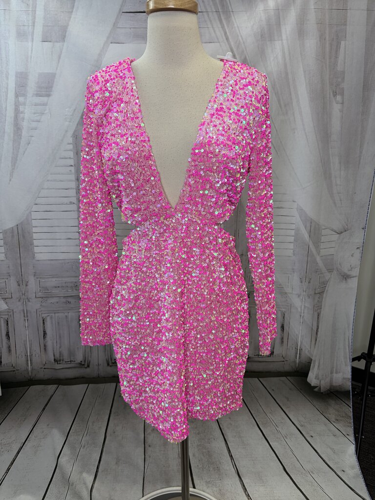 NWT Kelly Sequin Cutout Dress