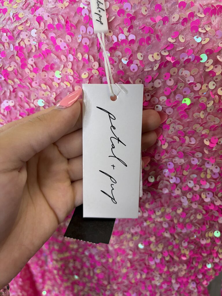 NWT Kelly Sequin Cutout Dress