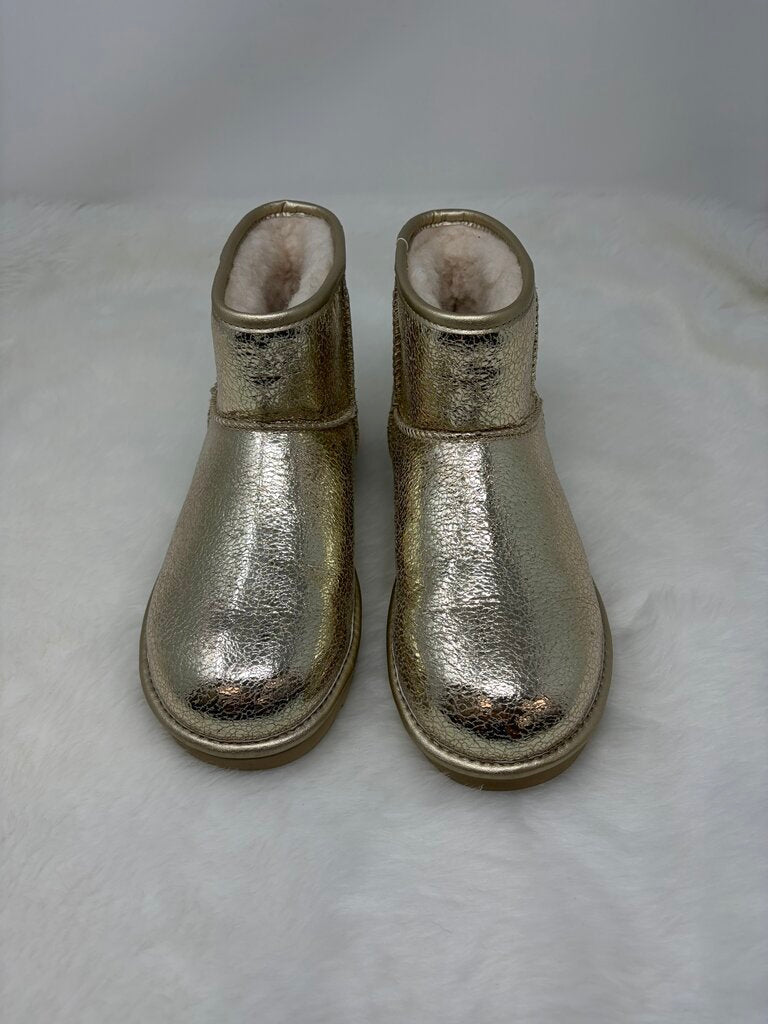 Mini Metallic Sparkle Boots