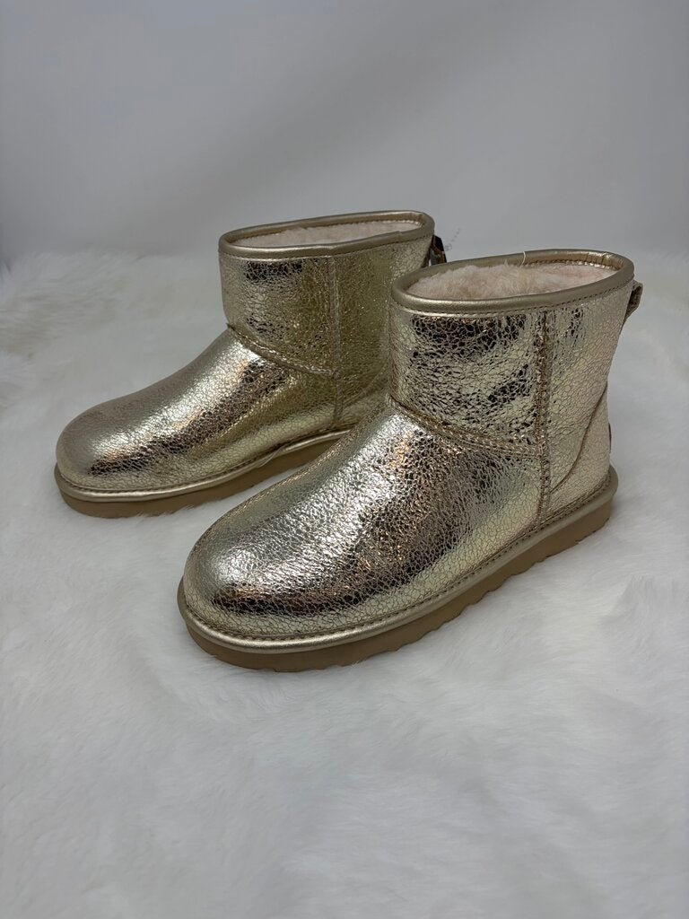 Mini Metallic Sparkle Boots