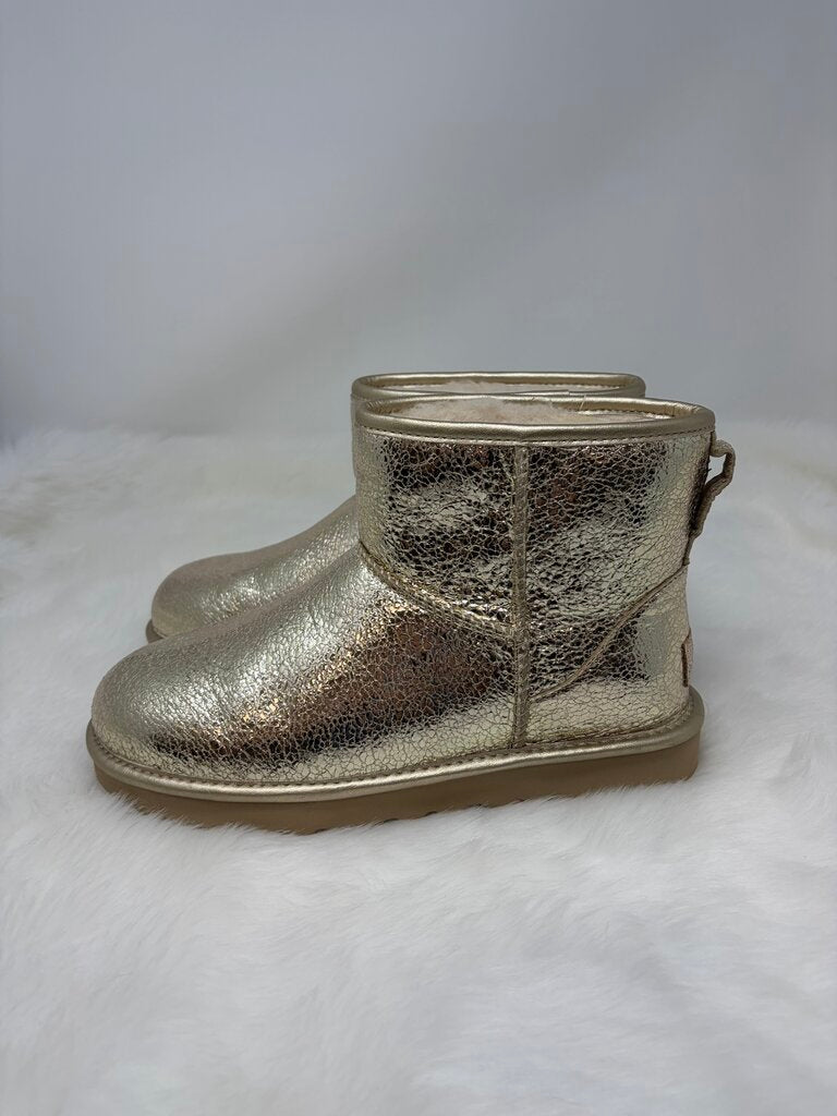 Mini Metallic Sparkle Boots