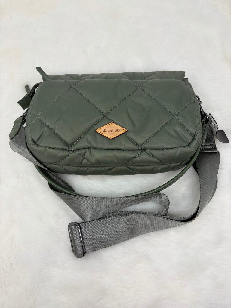Madison quilted nylon crossbody