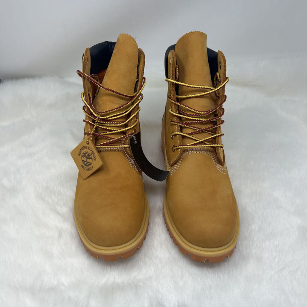 Timberland Premium 6 Inch Waterproof Boot Wheat Leather Men's Size 8.5