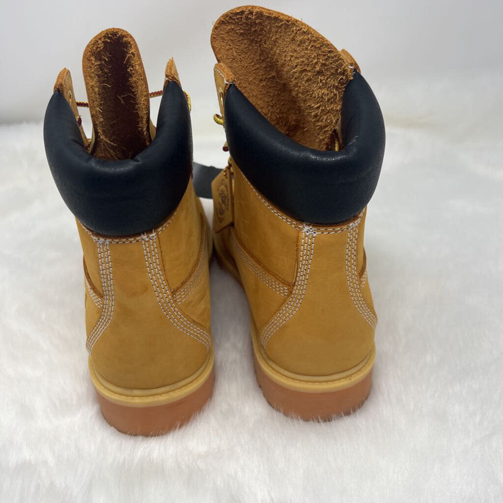 Timberland Premium 6 Inch Waterproof Boot Wheat Leather Men's Size 8.5