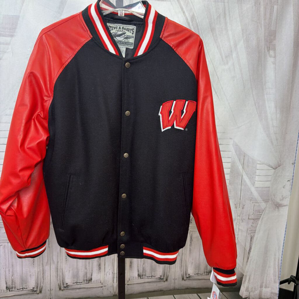 NWT Vintage Wisconsin Badgers Varsity Jacket