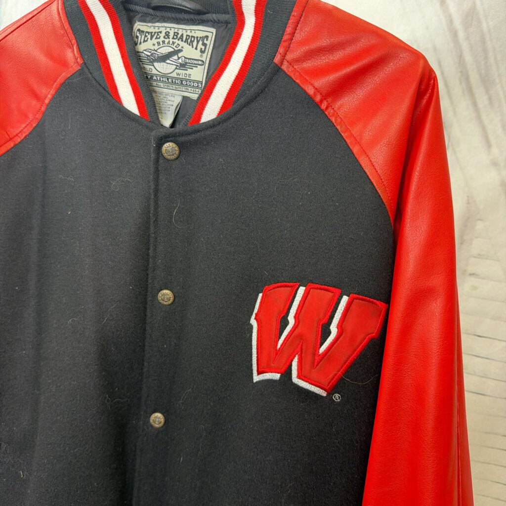 NWT Vintage Wisconsin Badgers Varsity Jacket